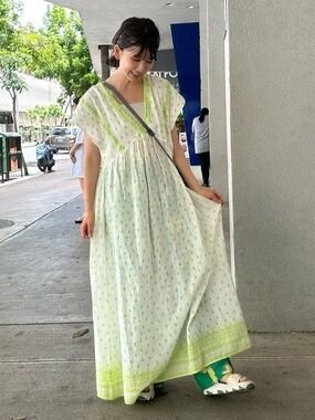 L. EMBROIDERED RUSTIC DRESS